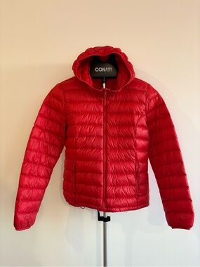 TNA Red Hooded Puffer Jacket